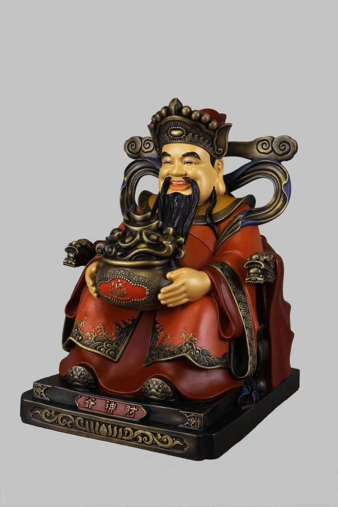 铜佛像/财神/风水摆件产品图