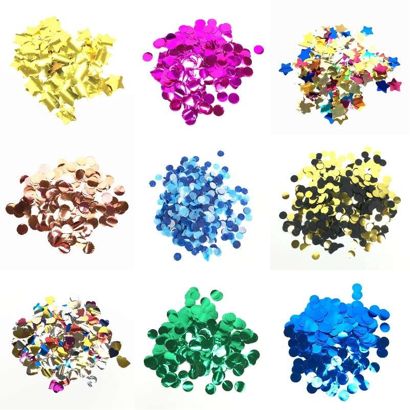 网红波波球内饰亮片白底实物图