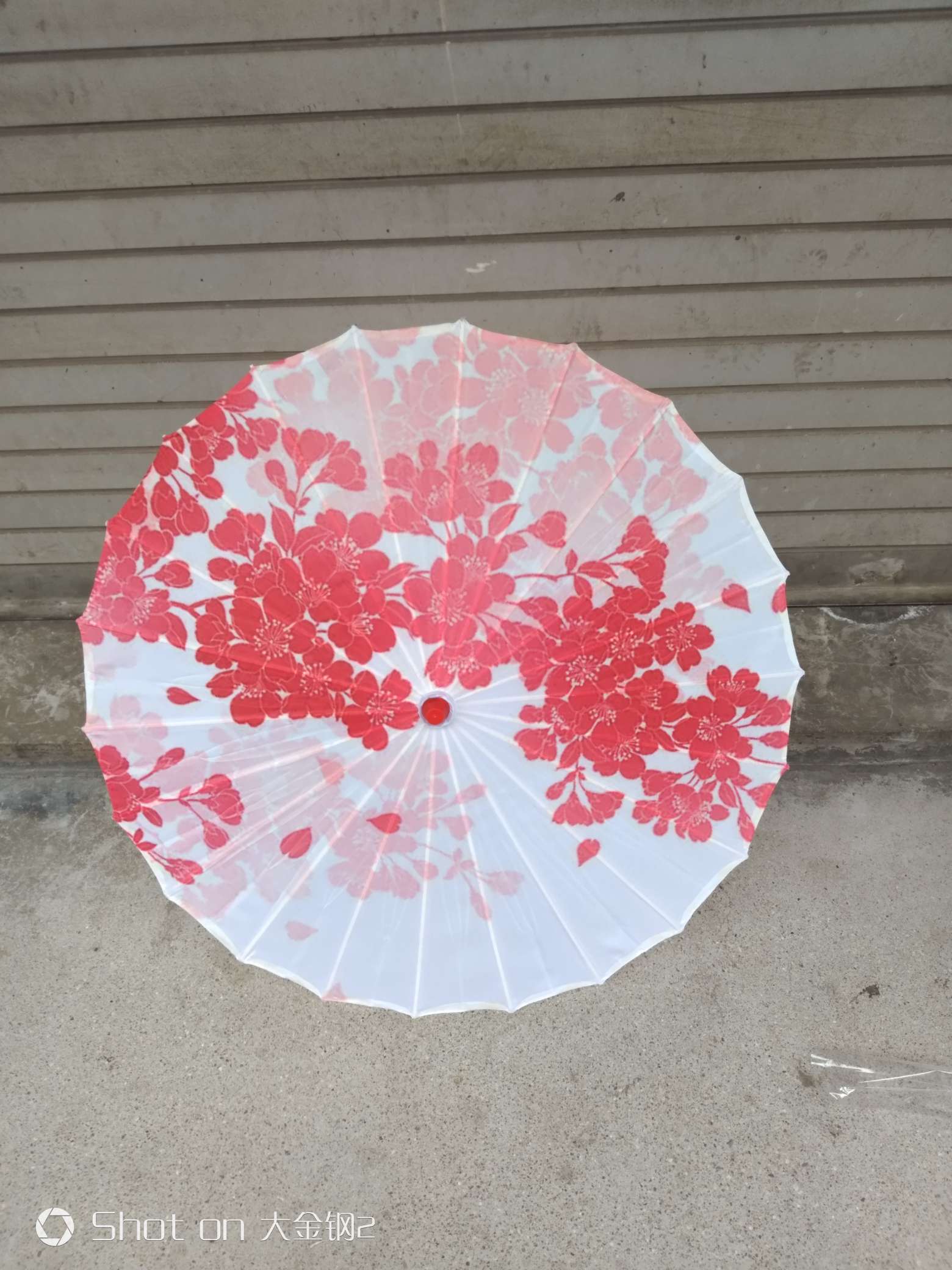 工艺伞/印花布伞/装饰伞白底实物图