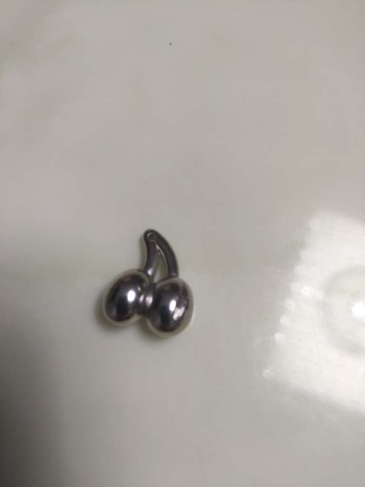 Cherry Pendant Ccb Material, Electroplated White K details Picture