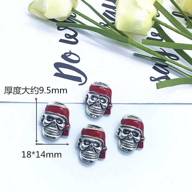 DIY alloy perforated beads Item Picture