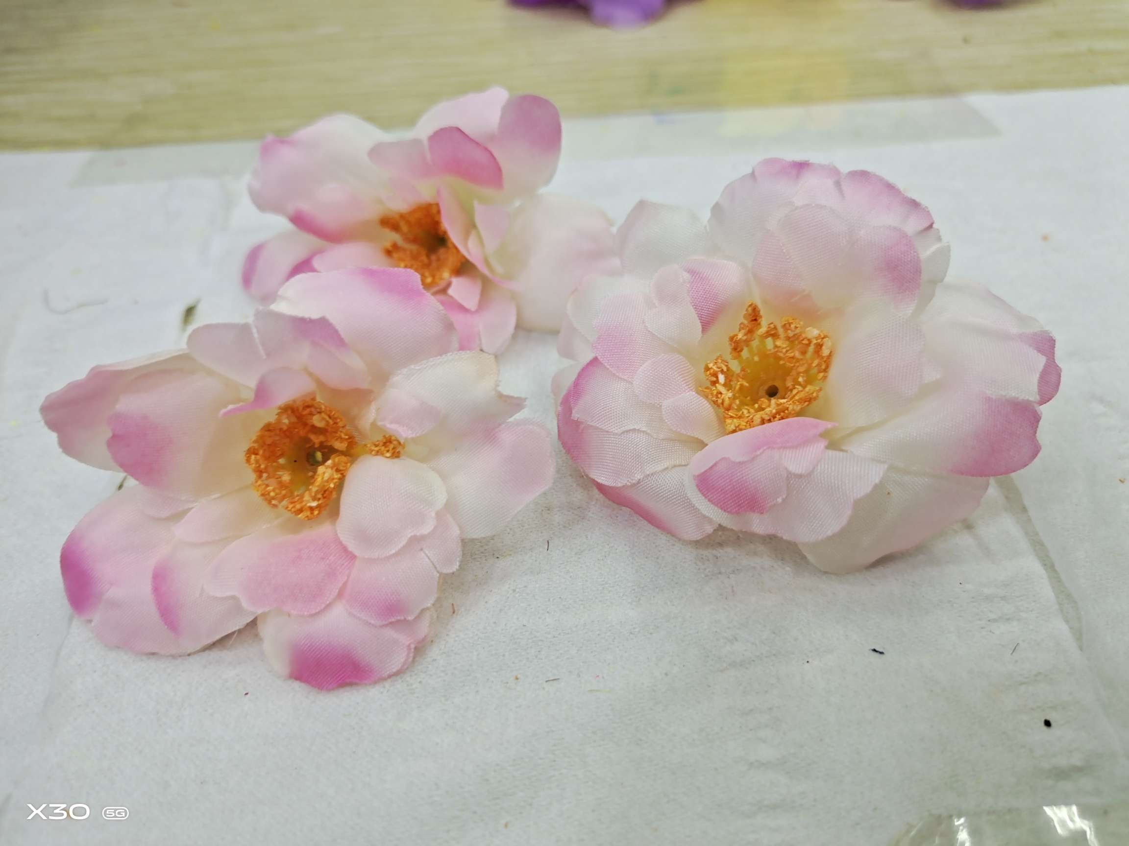 四层黄芯桅子花仿真花仿真花仿真花仿真花仿真花详情图6