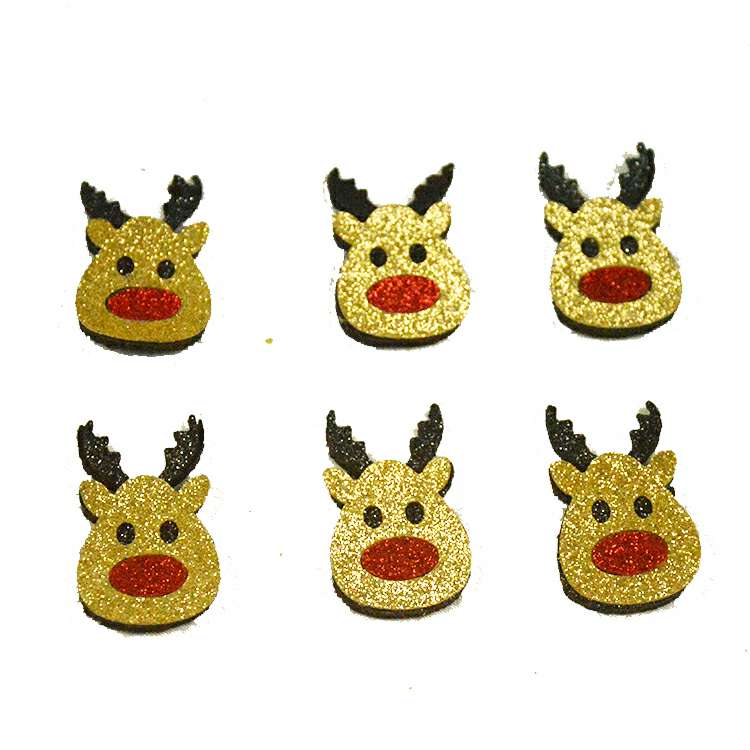 Non-woven cloth scallion deer head felt cloth scallion deer head non-woven Christmas onion deer head