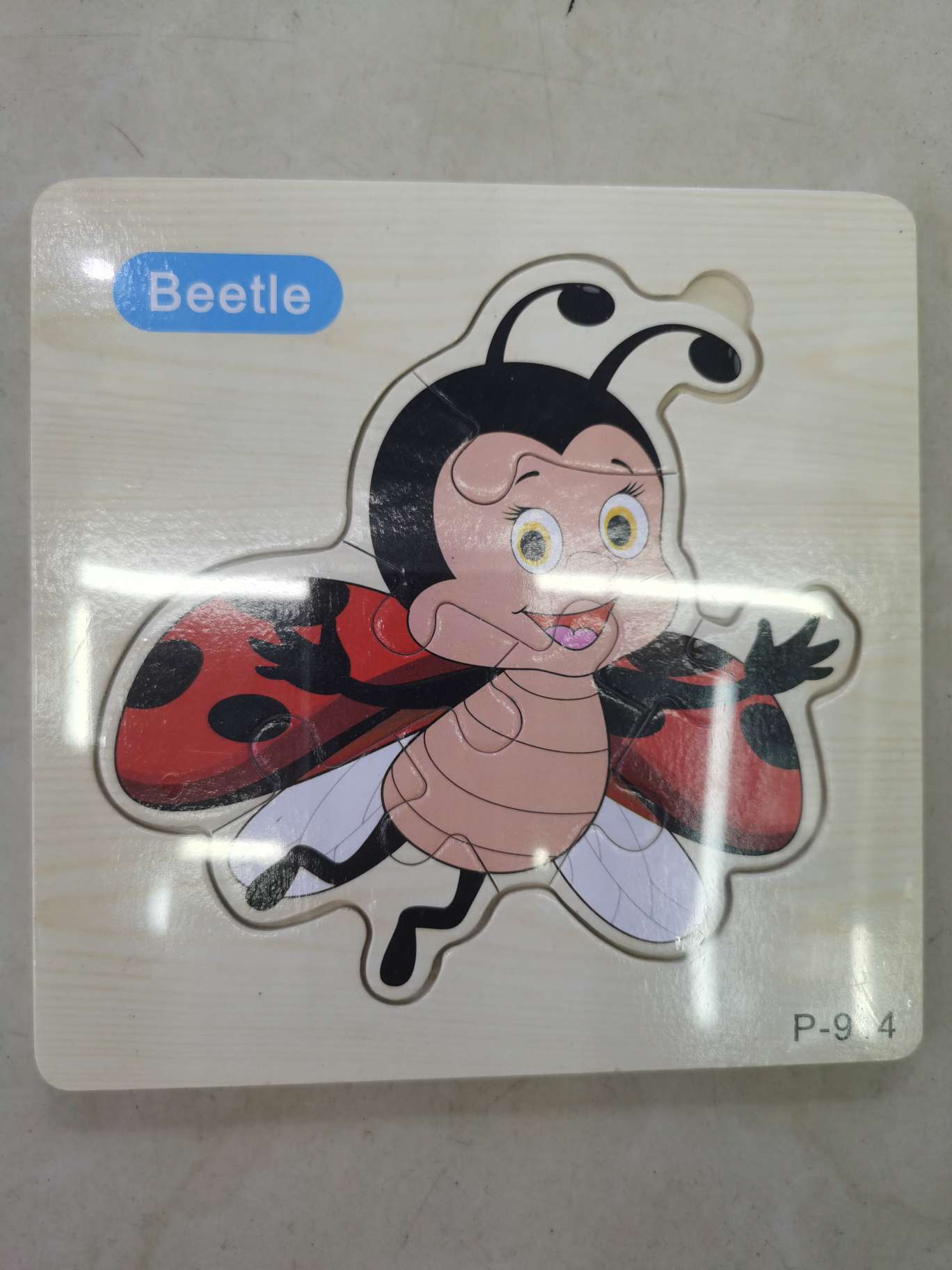 木制拼图英文认知动物认知拼图游戏