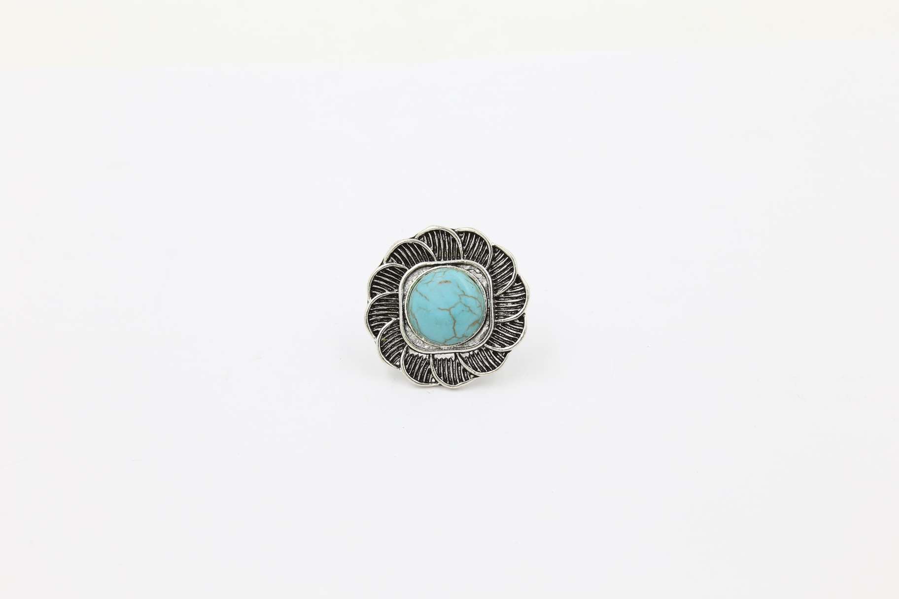 European ring Turquoise ring