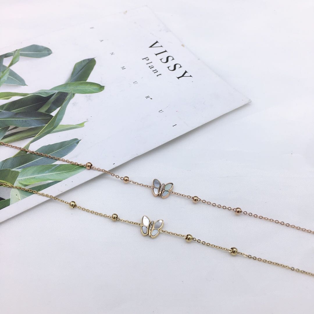 Korean casual trend diamond butterfly bracelet thumbnail