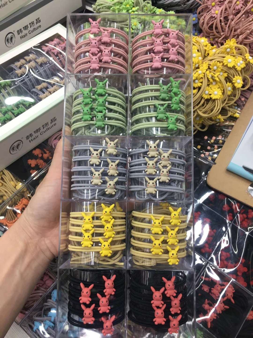 Pikachu hair band hair tie Specification image