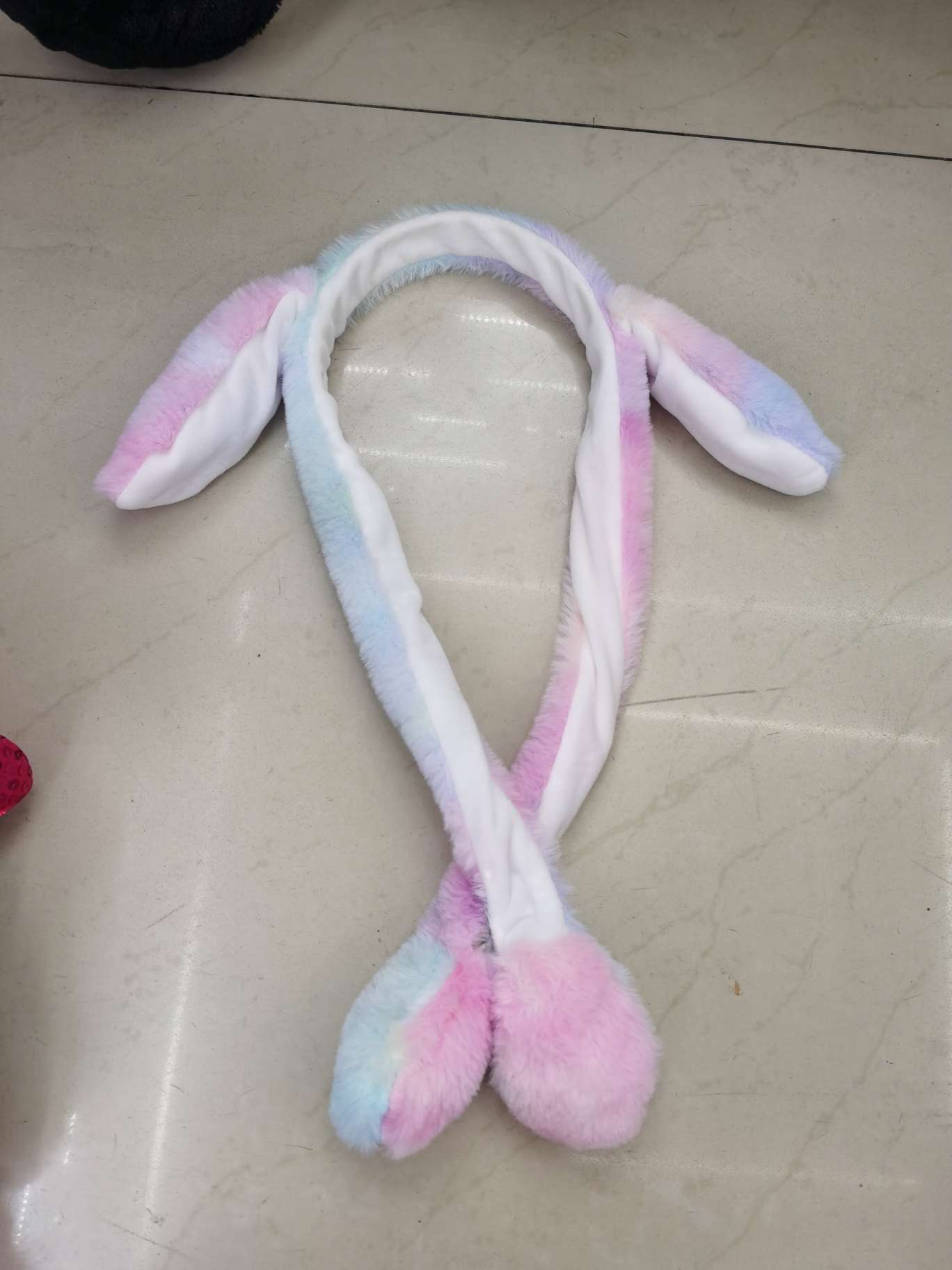 Xinqiqu seven-color plush toy doll chair, snake-shaped airbag headband, ears that move slowly and rebound, the same style as Douyin, 1168