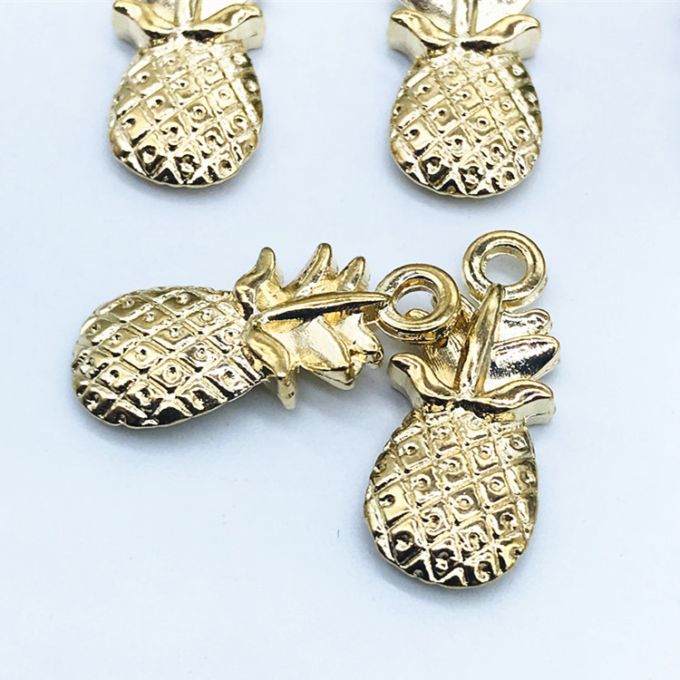 DIY alloy pineapple pendant, pendant, earrings, necklace accessories