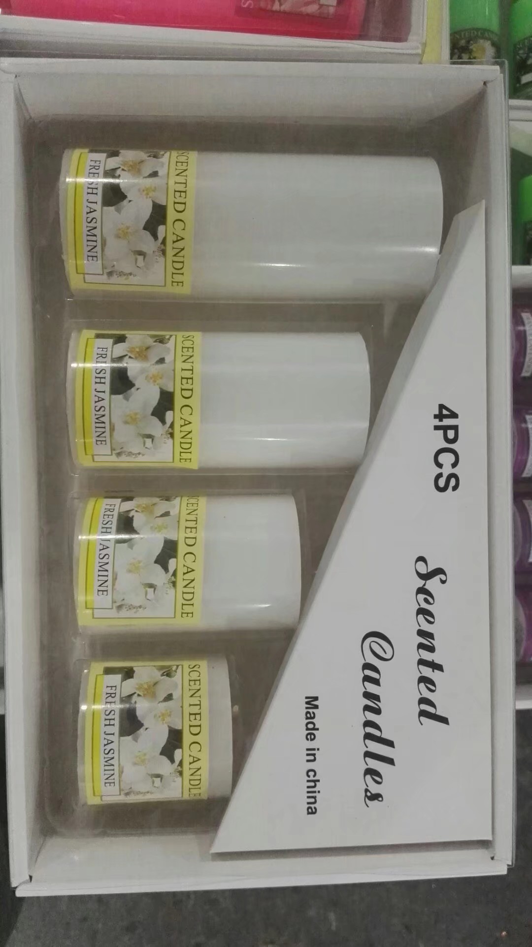 4Pcs Candle Set Box, Composed Of 12.5Cm, 10Cm, 7.5Cm, Four Candles, Various Colors, Can Be Mixed Batch. 11 undefined