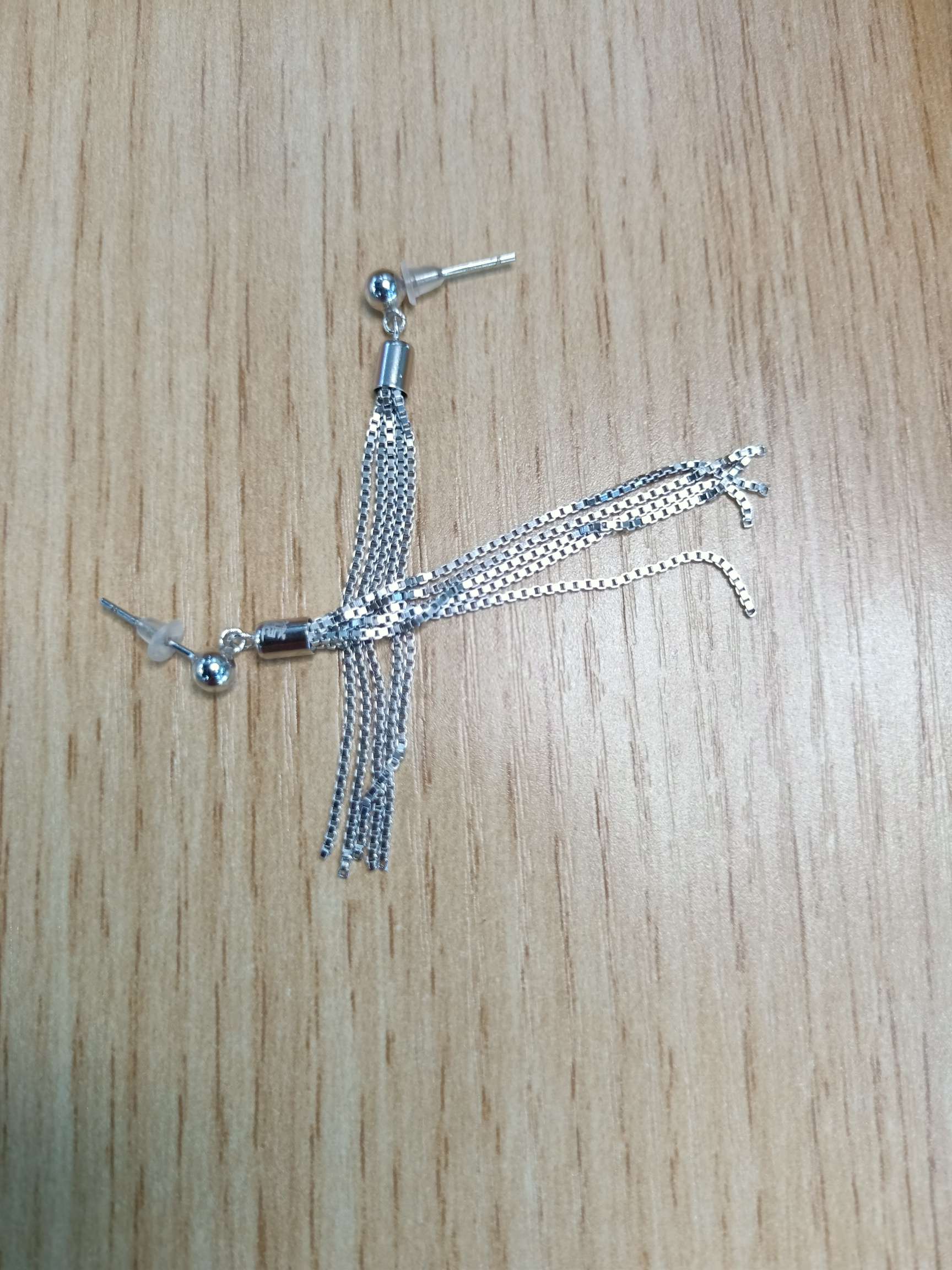مسمار الاذن من الفضة النقية Specification image