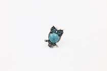 Owl ring Turquoise ring