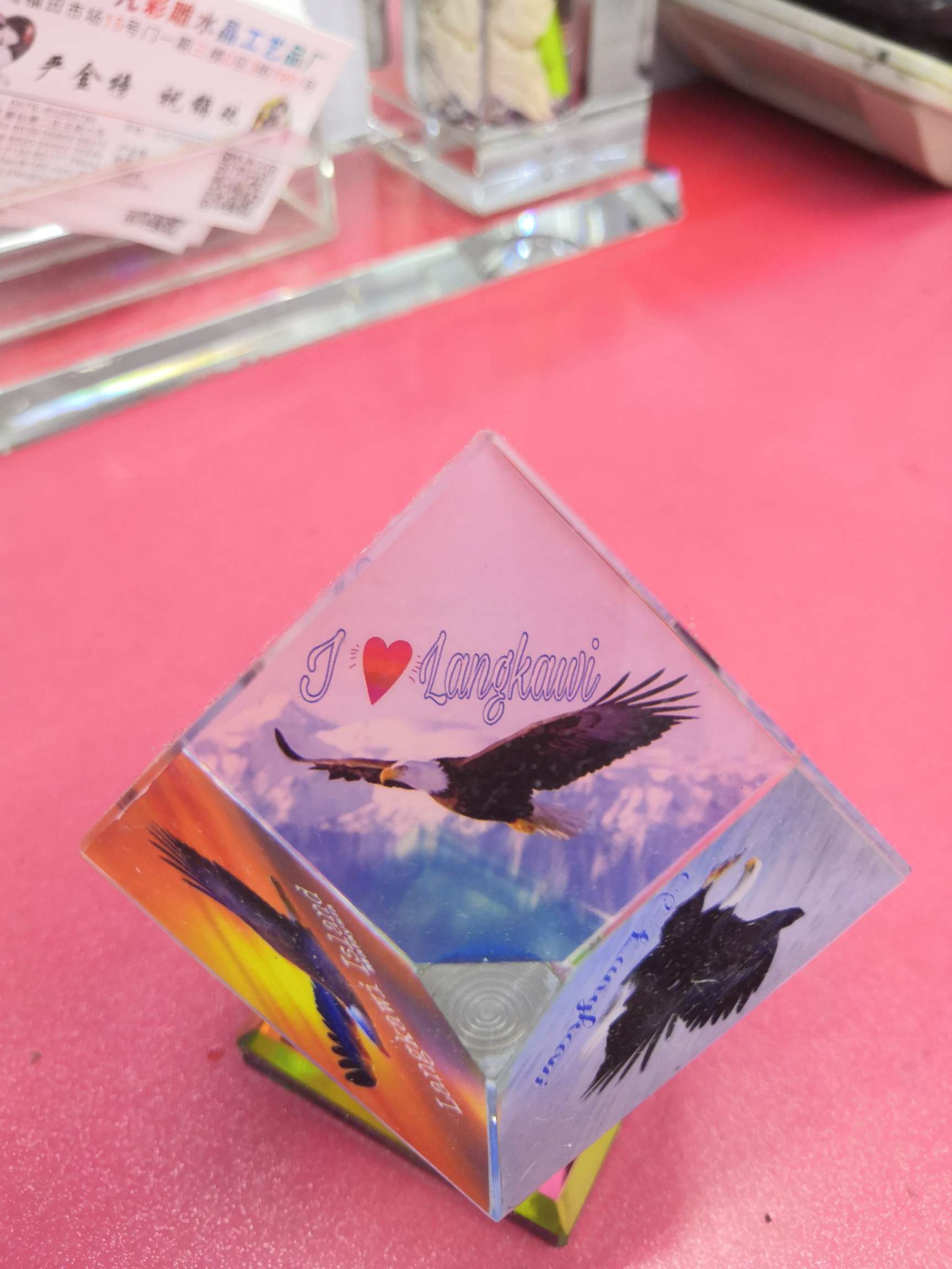 Yan fan crystal craft 7951 cristal girando cubos Item Picture