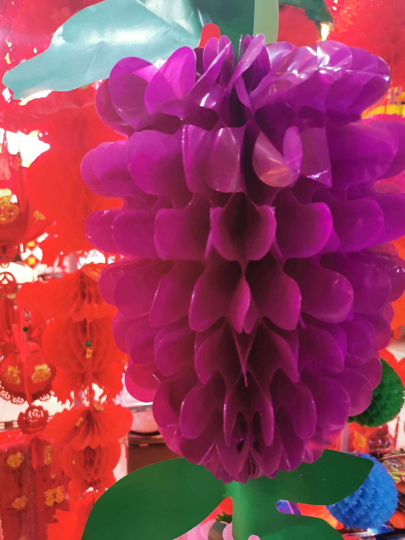 Festival supplies, grapes, fruit lanterns details Picture