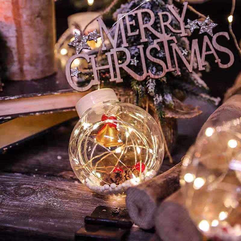 led小鹿灯圣诞树圣诞铃铛铜丝灯窗帘灯房间装饰许愿球浪漫产品图