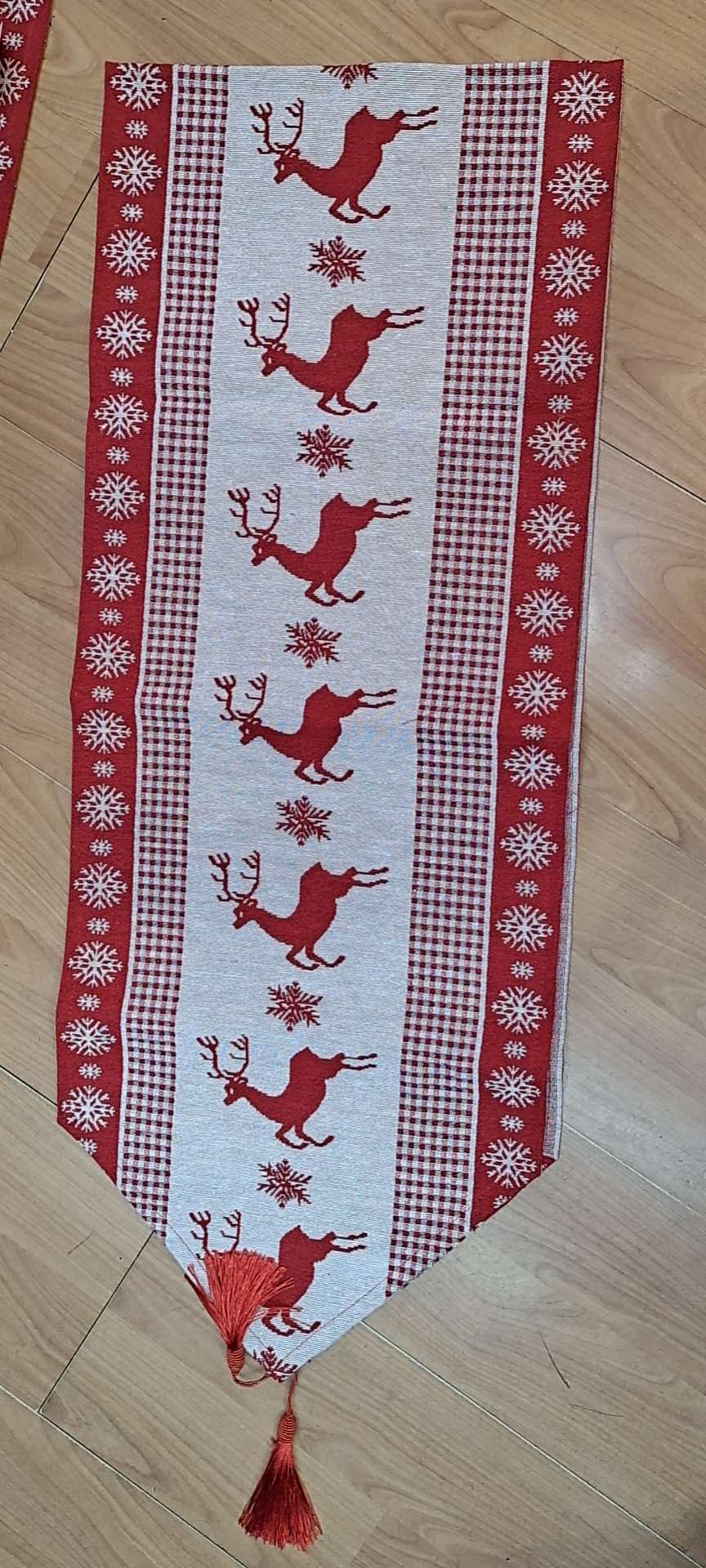 Christmas tablecloth deer style thumbnail