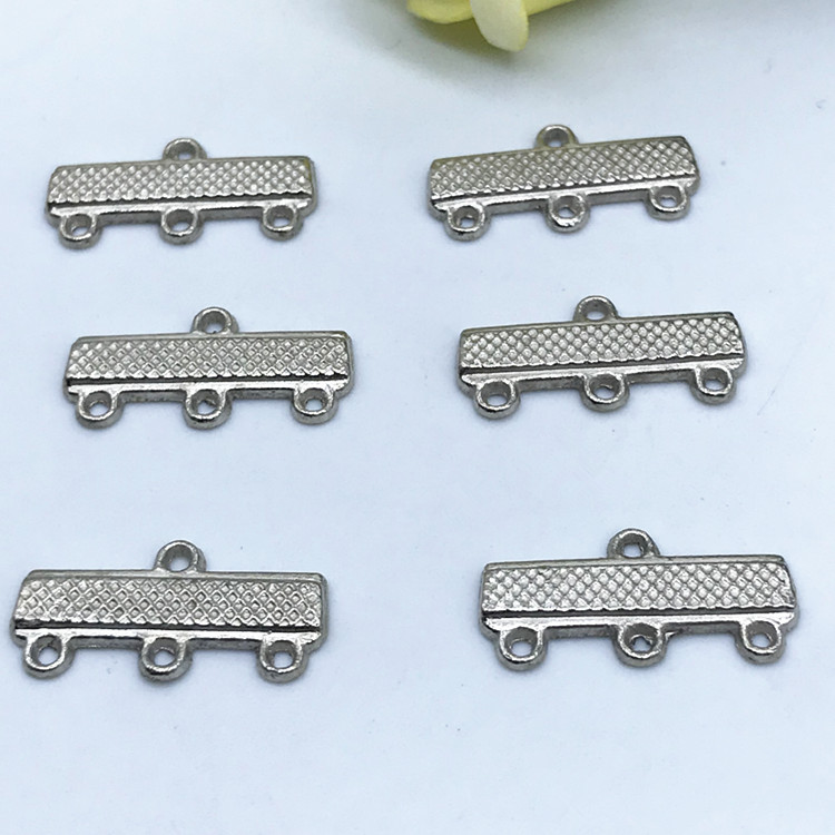 DIY alloy jewelry accessories, earrings, bracelets, hanging heads, multi-hole connector rods details Picture