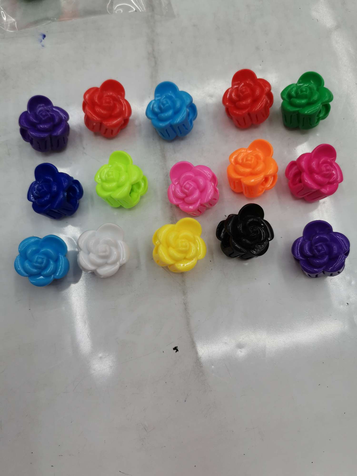 النسخة الكورية من الشبكة 2.5 CM الزهور