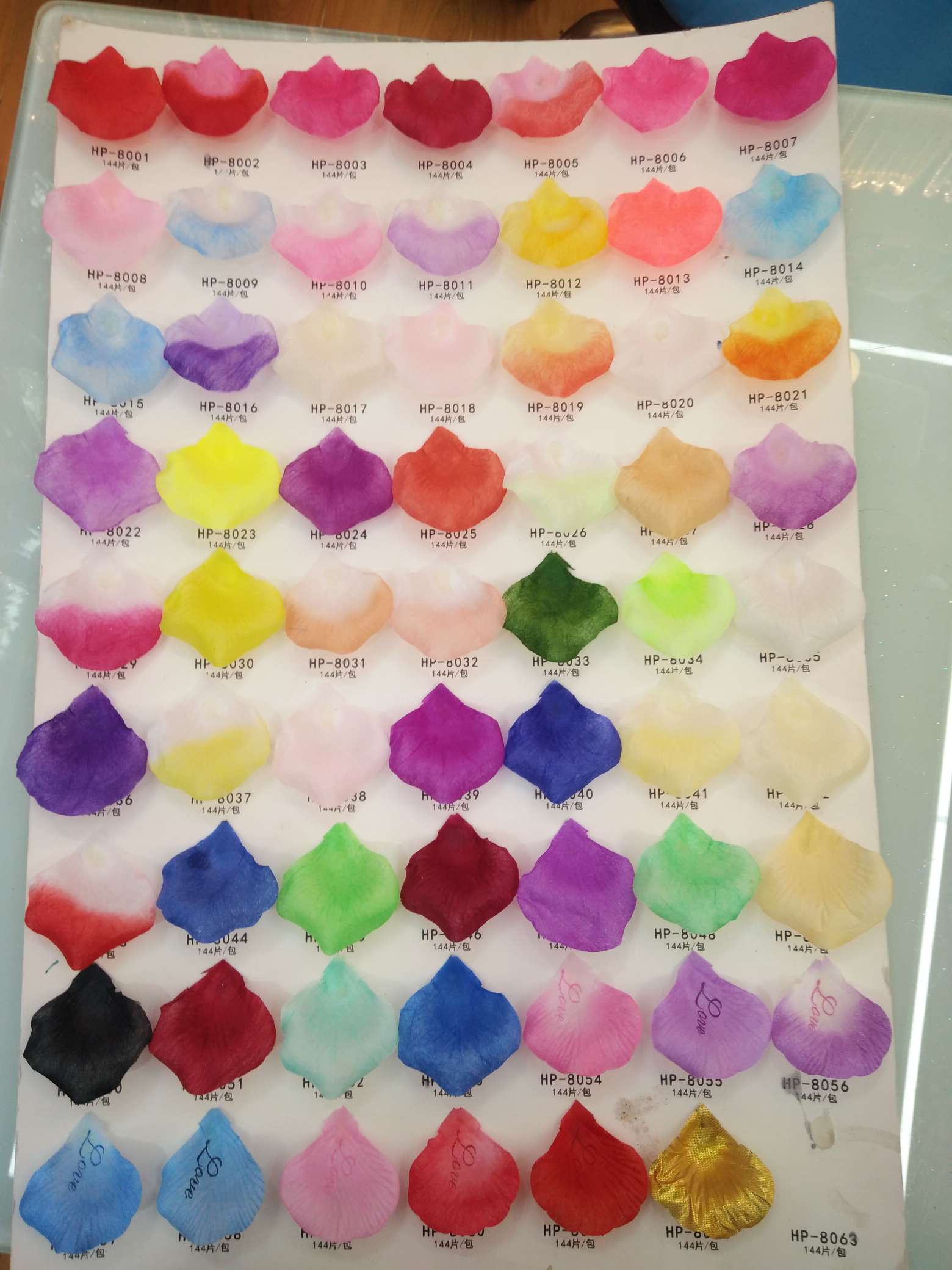 仿真玫瑰花瓣婚礼装饰橘色 厂家直销 家居摆件装饰品  盛涛工艺