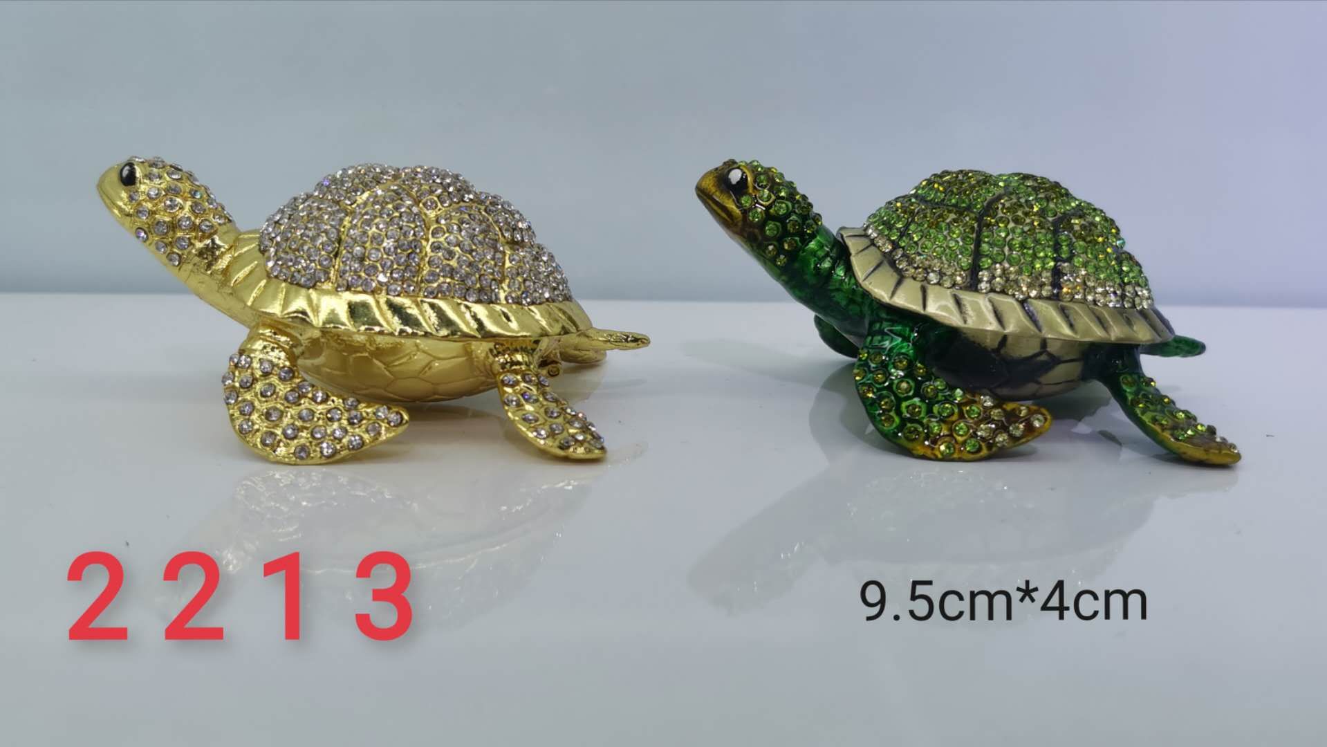 乌龟摆件首饰盒彩绘摆件工艺品摆件