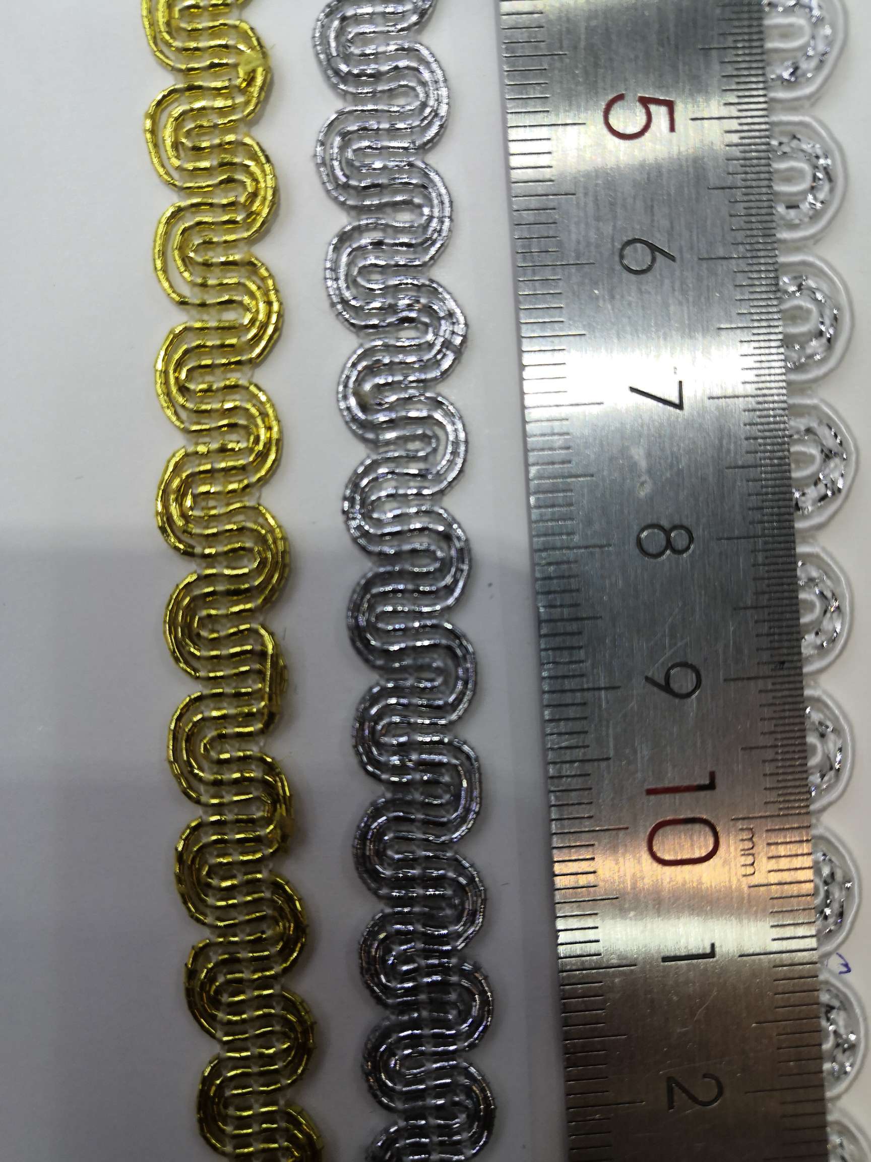 Gold and silver lace gift wrapping hair ornaments headwear clothing shoes wrap bow lace thumbnail