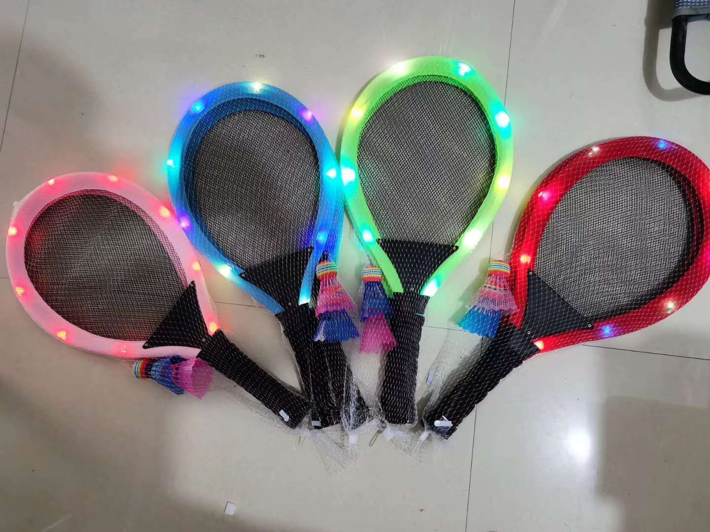 Web celebrity racket light racket night sport light badminton racket factory direct wholesale and retail