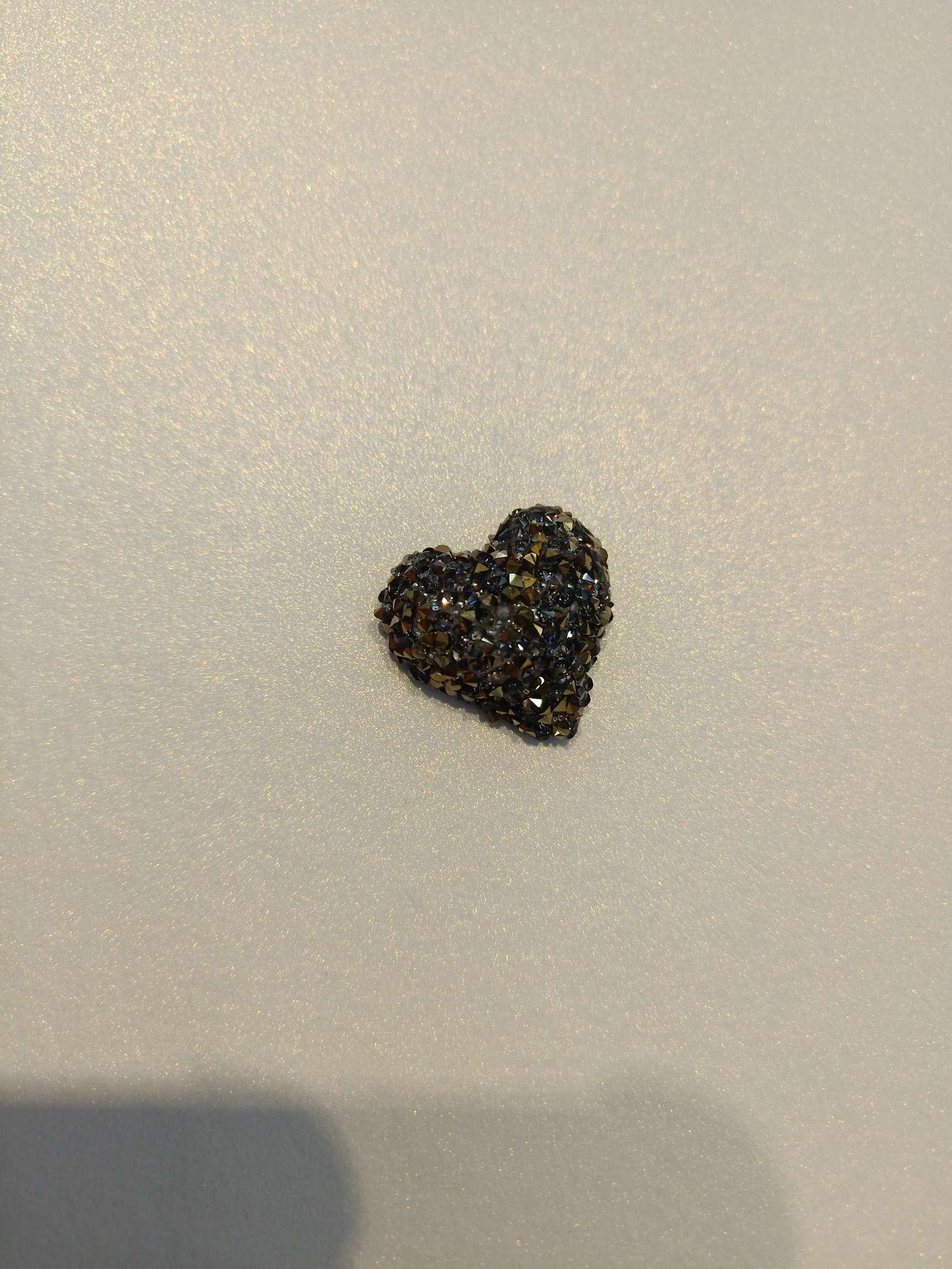 Half Face Small Peach Heart