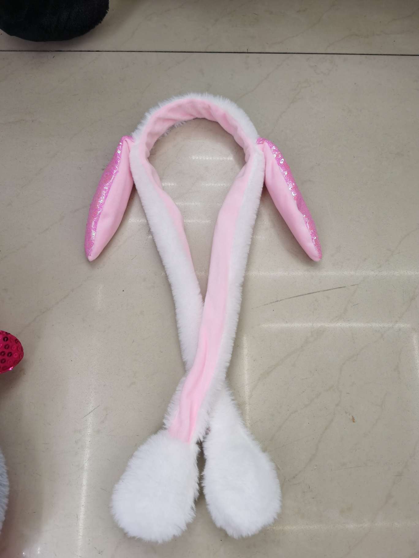 Xinqiqu's popular Douyin style plush toy doll chair features panda ears that can move, airbag headbands that slowly rebound, and a cute pacifier doll design. 1168 details Picture