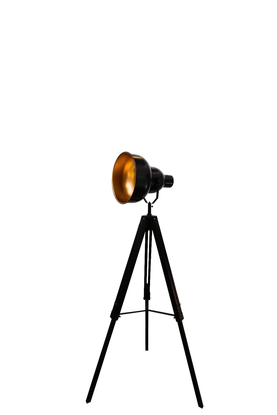 Horn Floor Lamp Metal Three-Stand Floor Lamp Iron Floor Lamp Loft Floor Lamp Interior Decorative Light Solid Wood Floor Lamp Item Picture