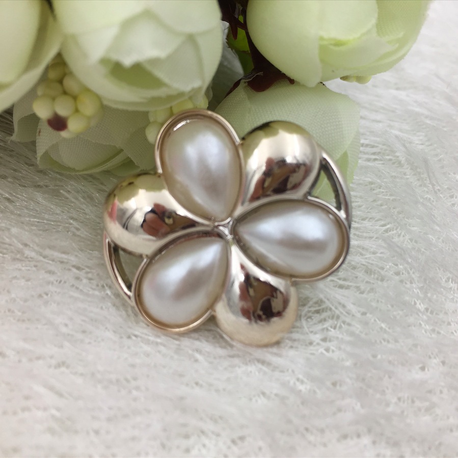 diy jewelry accessories: Rose gold water drop imitation pearl tray bottom support, clothing and bags, decorated with handcrafted materials Application Scenario