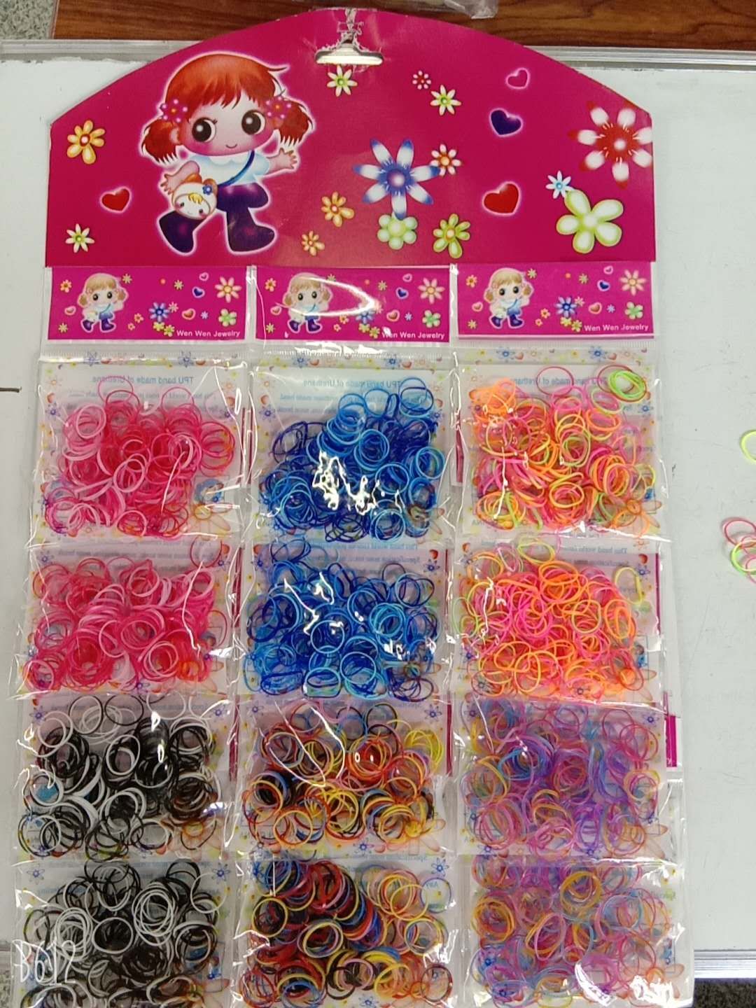 韩版时尚小女孩宏元大卡不伤发儿童橡皮筋