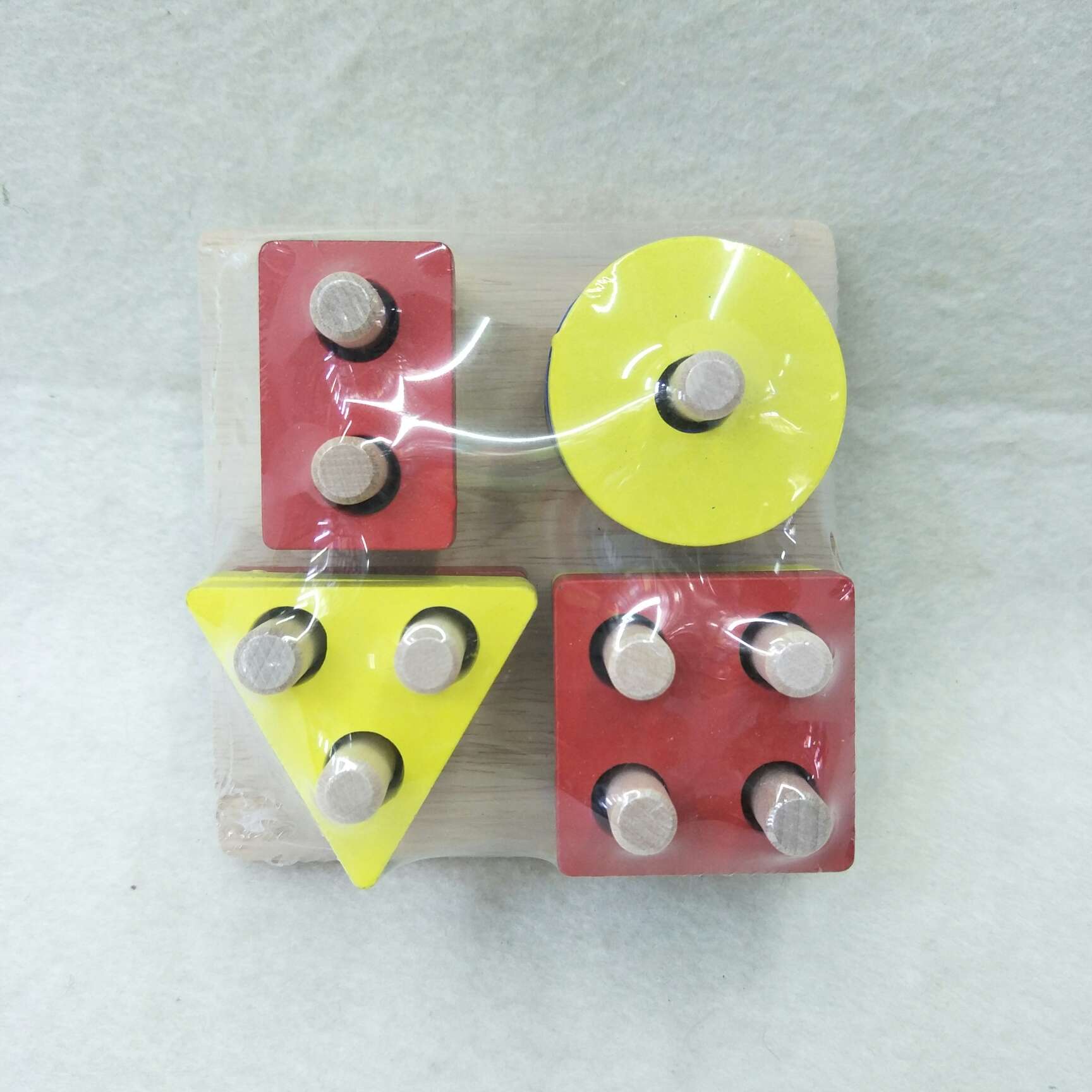 Puzzle cognitive shape square four - layer casing column thumbnail