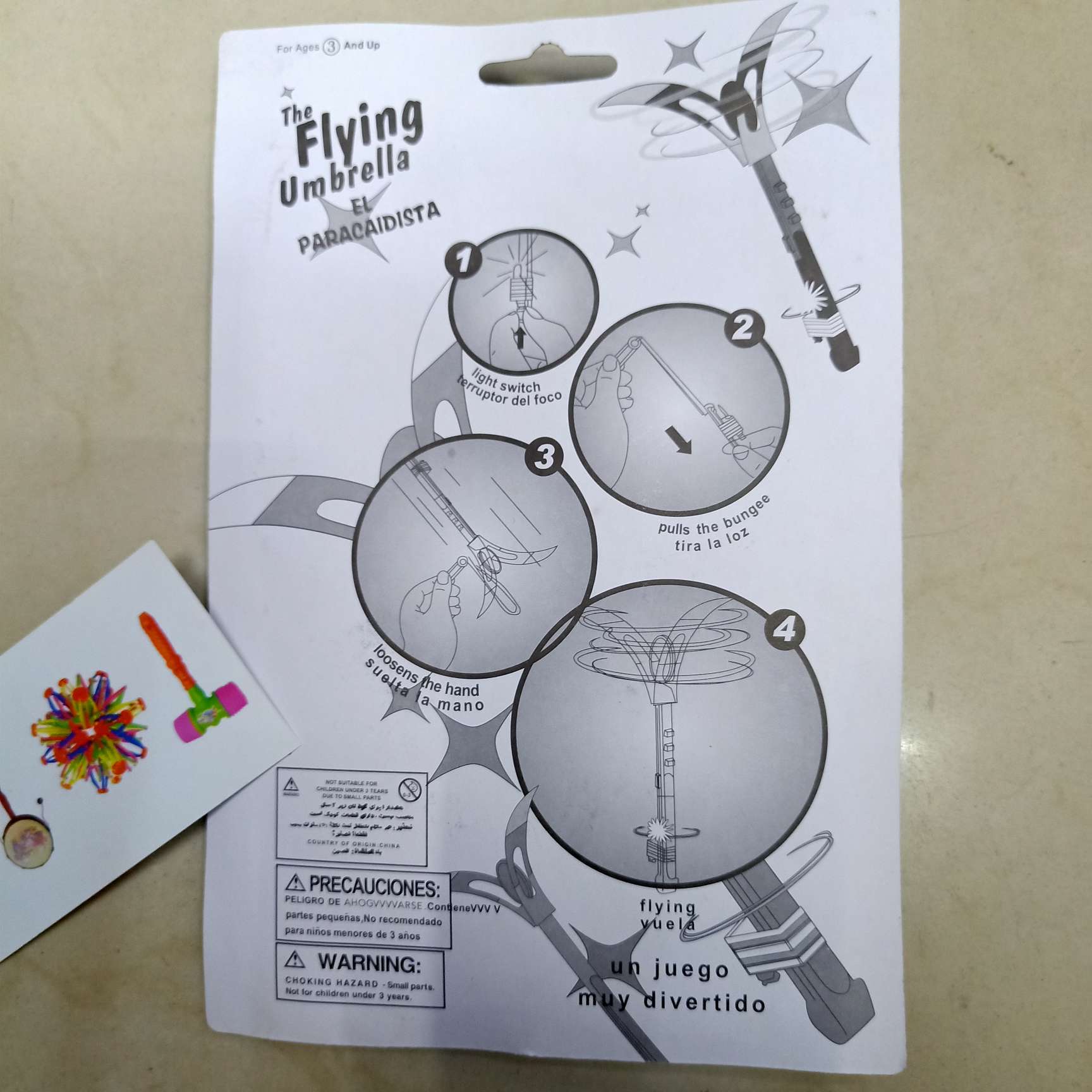 The flying celestial rotation combination catapult flying arrow bamboo dragonfly details Picture