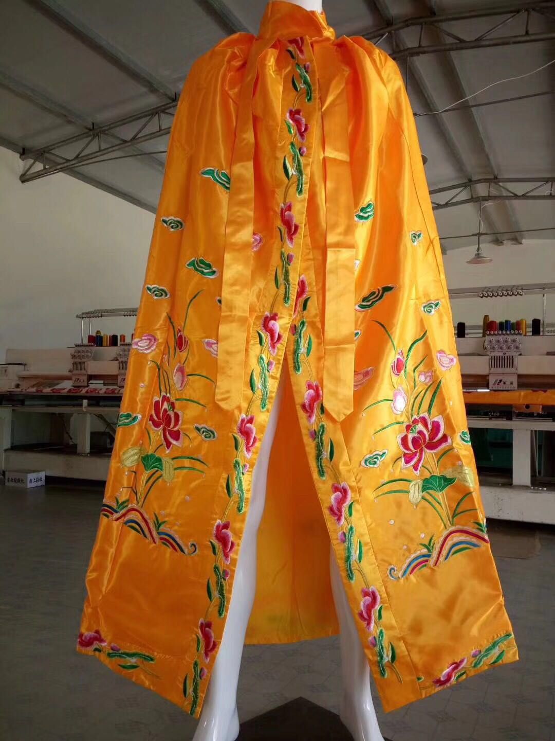 Buddhist Articles Guanyin Bodhisattva Cloak, Dragon Robe, Phoenix Robe, Lotus Robe, Buddha Robe, Buddha Robe, Five Lord Guan Gong Idol Embroidery Application Scenario