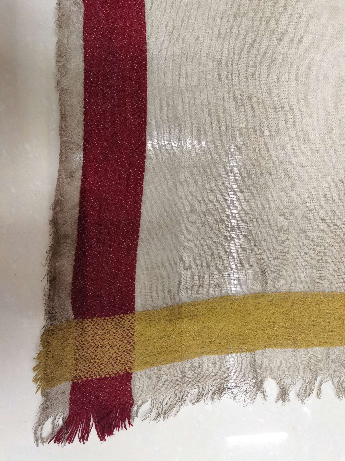 High-end and fashionable large-sized winter woolen scarf details Picture