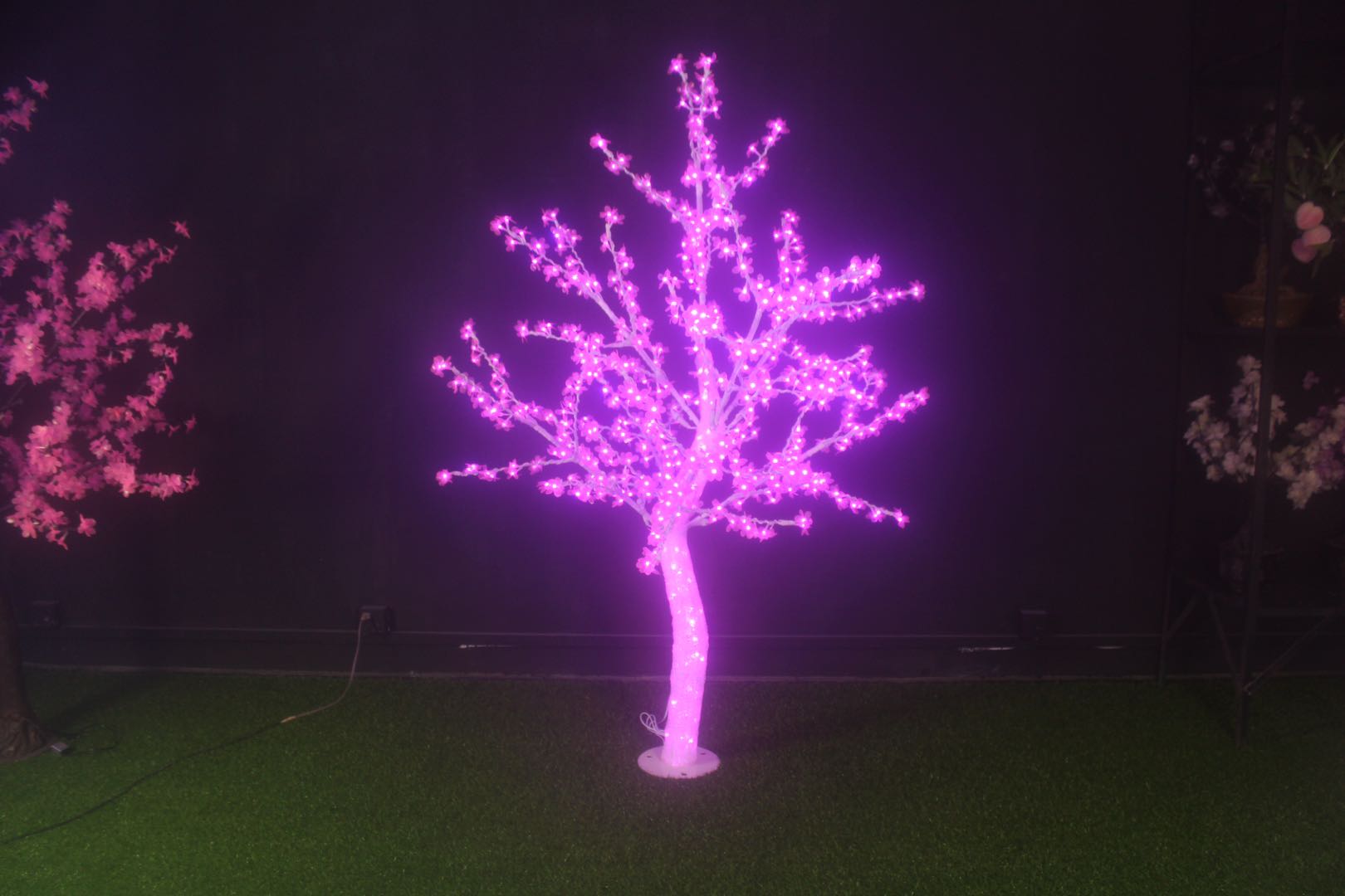 白杆树灯粉色产品图