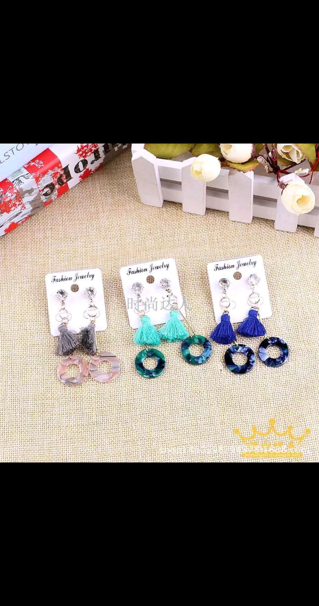 精简/高颜值/耳钉细节图