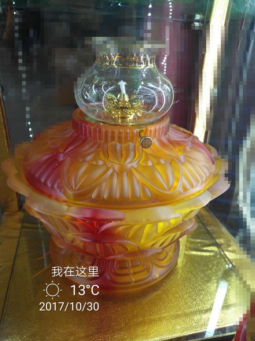 祥瑞佛具特大号油灯一个月产品图