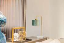 Flannelette table lamp Marble table lamp Iron table lamp Interior decoration lamp Metal table lamp