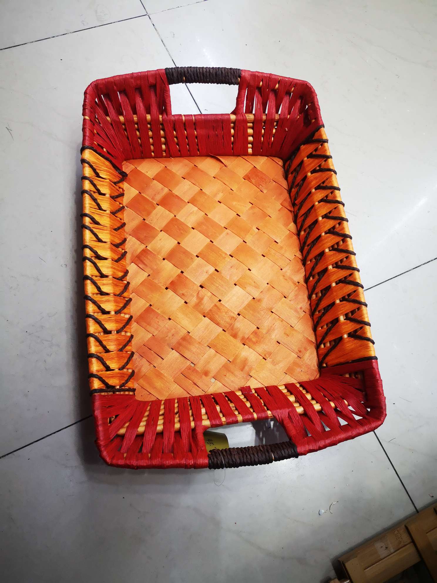 Wicker products, hand-held baskets, handicrafts, single square baskets