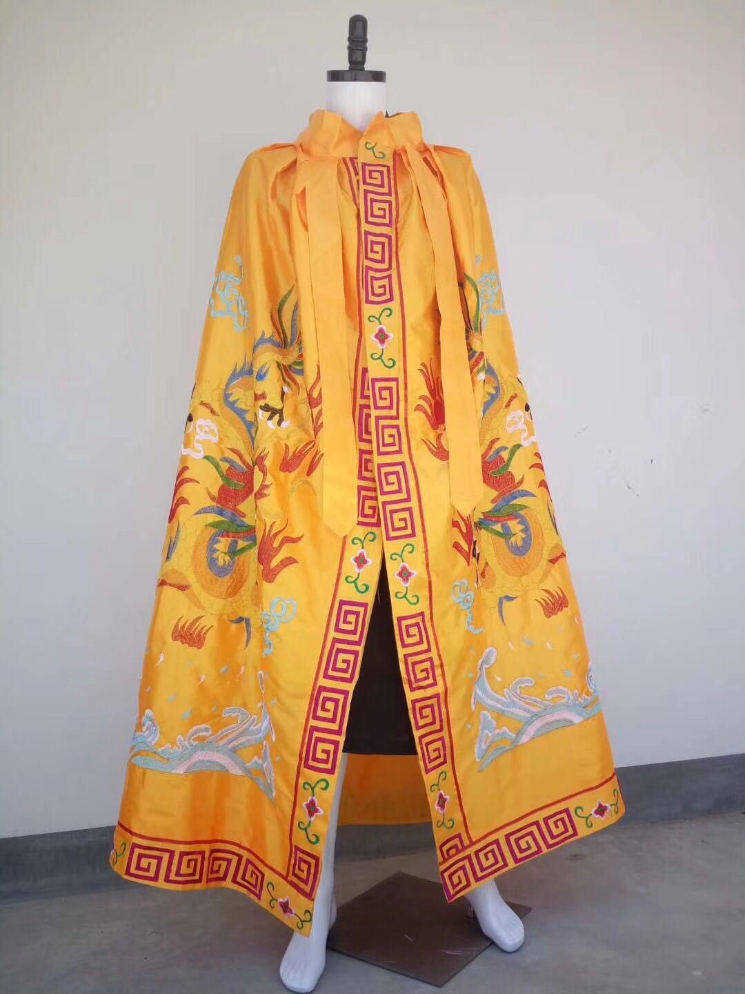 Buddhist Articles Guanyin Bodhisattva Cloak, Dragon Robe, Phoenix Robe, Lotus Robe, Buddha Robe, Buddha Robe, Five Lord Guan Gong Idol Embroidery Specification drawing