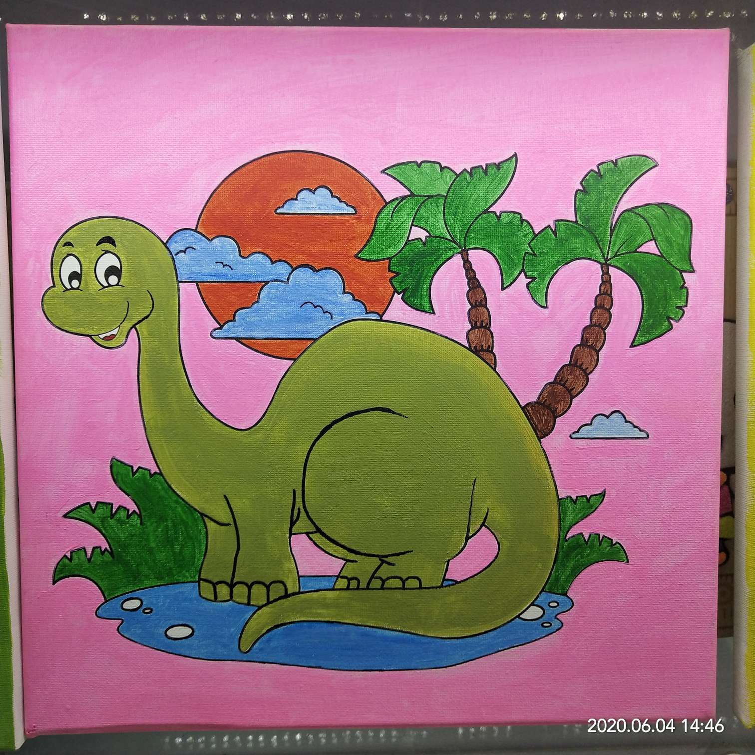 30×30趣味涂鸦画儿童手工制作玩具彩绘详情图9