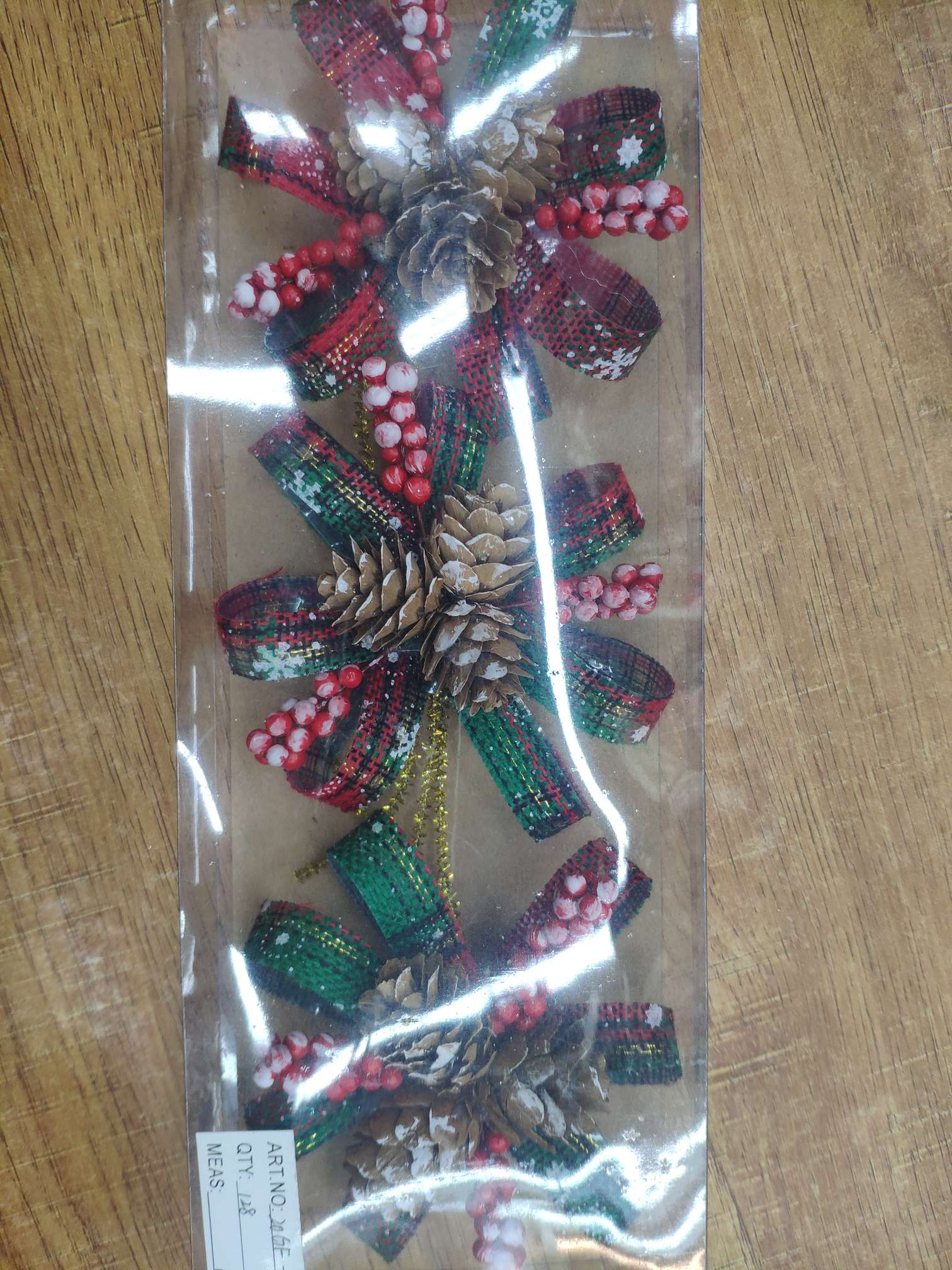 Christmas pine nut pendant thumbnail