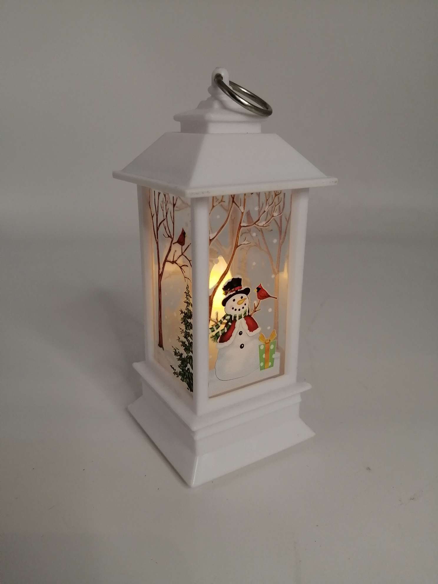 小风灯-雪人鸟 单蜡 彩印最新款维玖乐圣诞图