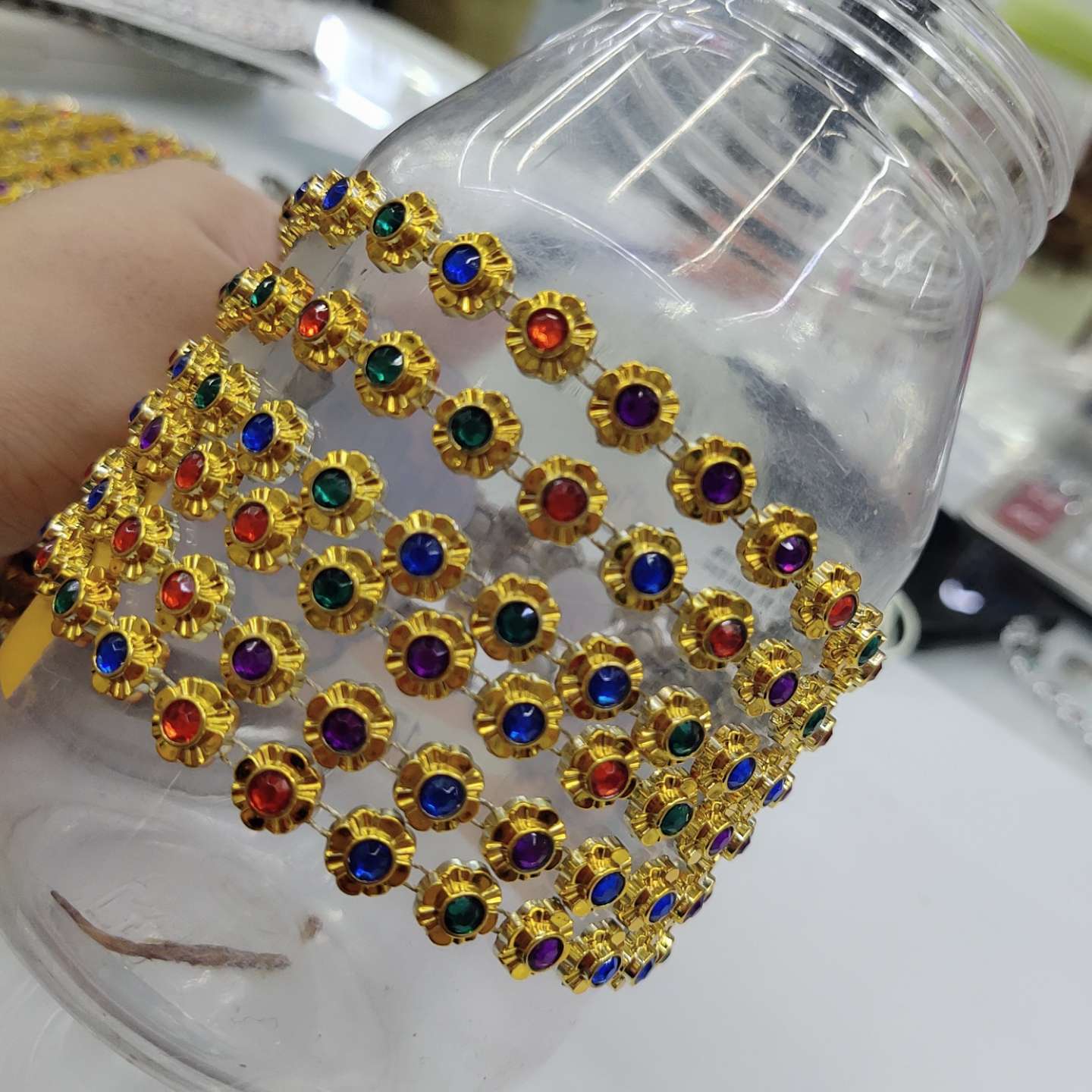 厂家直销线钻排钻 服装辅料 花边家纺 舞台服装 鞋子详情图9