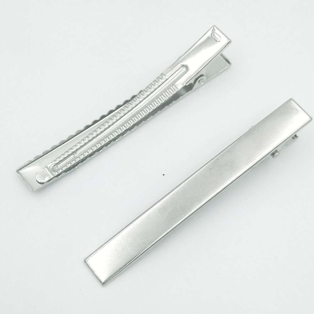 6cm加厚方夹DIY饰品配件镍色鸭嘴夹手工制作DIY发夹自做夹发饰手作饰品夹子发卡头饰蝴蝶结材料配件详情图6