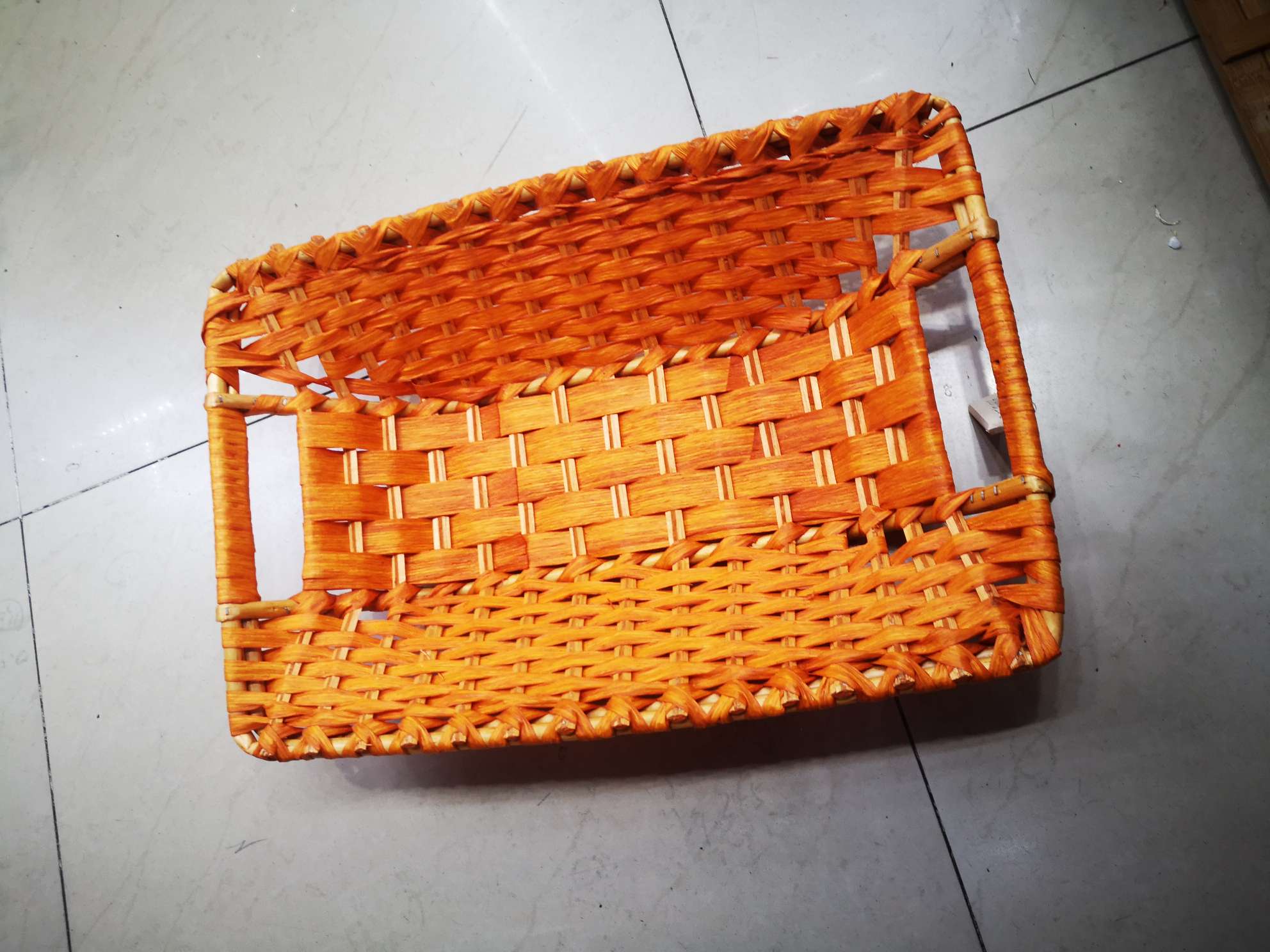 柳条制品手提篮工艺品船形筐