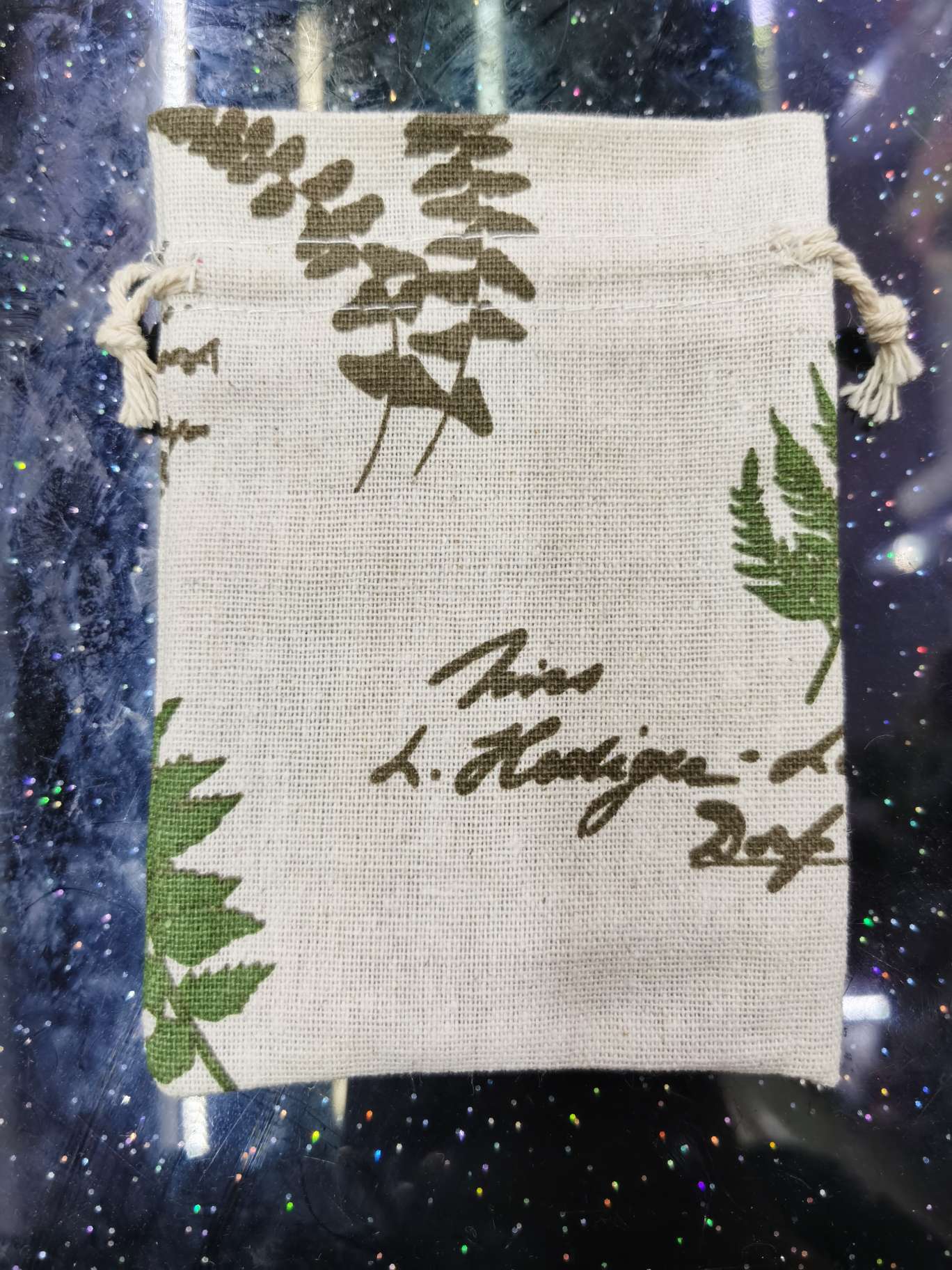Hemp printed bag 5 thumbnail