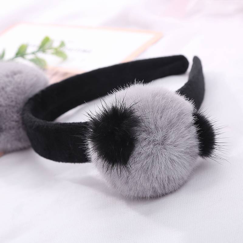 High and low mink eye headband thumbnail