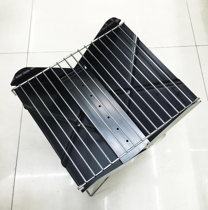 Outdoor barbecue grill folding barbecue grill details Picture